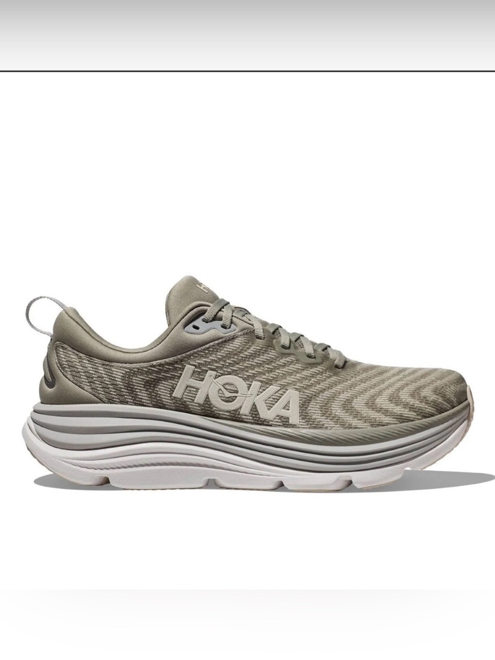 Hoka Gaviota 5 Men’s Running Sneakers Barley/Oat Milk Colorway Size 10.5D